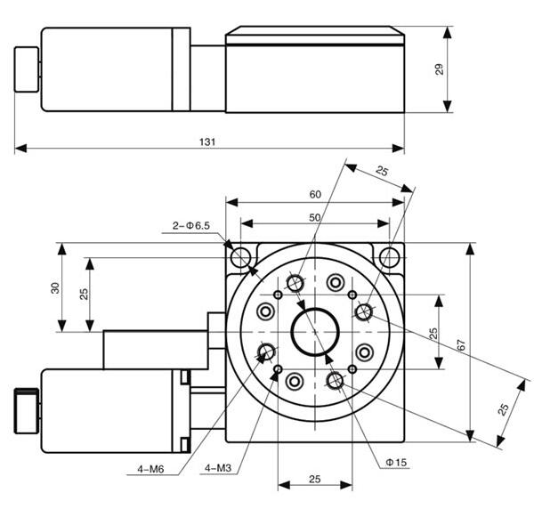 PX110-60K 電控旋轉(zhuǎn)臺 PX110-60K 電控旋轉(zhuǎn)臺