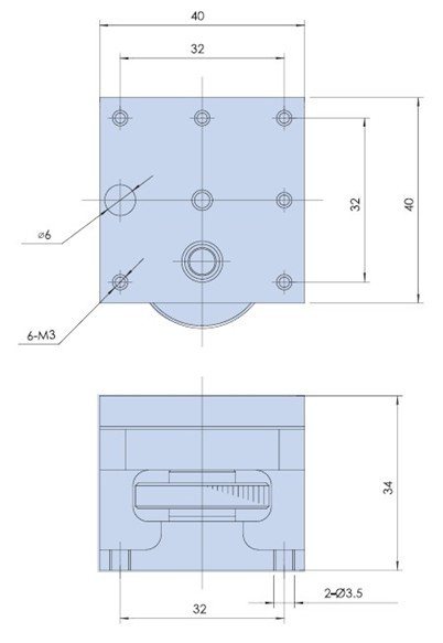 PT-SJ80手動升降臺 Z軸位移臺 5mm高度調(diào)節(jié)臺 精密手動小型升降機 PT-SJ80手動升降臺 Z軸位移臺 5mm高度調(diào)節(jié)臺 精密手動小型升降機