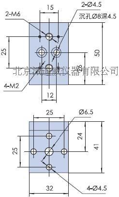 PJK03 直角固定塊 連接件 尺寸50*32*42mm 可定制 PJK03 直角固定塊 連接件 尺寸50*32*42mm 可定制