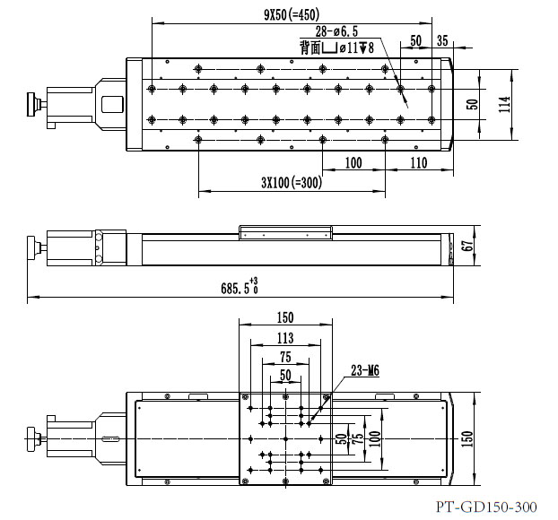 PT-GD150 高精度電動(dòng)平移臺 電動(dòng)滑臺 電動(dòng)移動(dòng)臺 平移臺 一維臺 PT-GD150 高精度電動(dòng)平移臺 電動(dòng)滑臺 電動(dòng)移動(dòng)臺 平移臺 一維臺