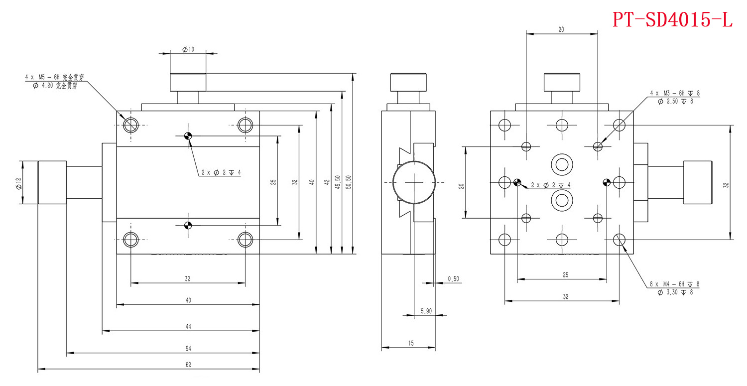 PT-SD4015 手動(dòng)平移臺(tái) 位移臺(tái) 線性滑臺(tái) 一維移動(dòng)臺(tái) PT-SD4015 手動(dòng)平移臺(tái) 位移臺(tái) 線性滑臺(tái) 一維移動(dòng)臺(tái)