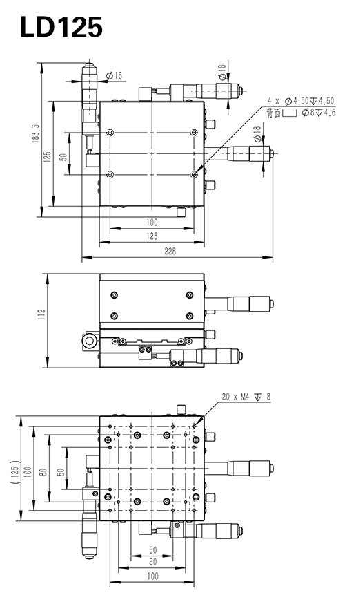 PDV派迪威 XYZ軸三軸60 精密位移平臺 組合臺 升降臺 位移臺 PDV派迪威 XYZ軸三軸60 精密位移平臺 組合臺 升降臺 位移臺