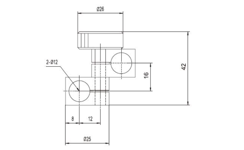 PG03-12交叉桿架，可以將2 根接桿按所需任意角度組合在一起