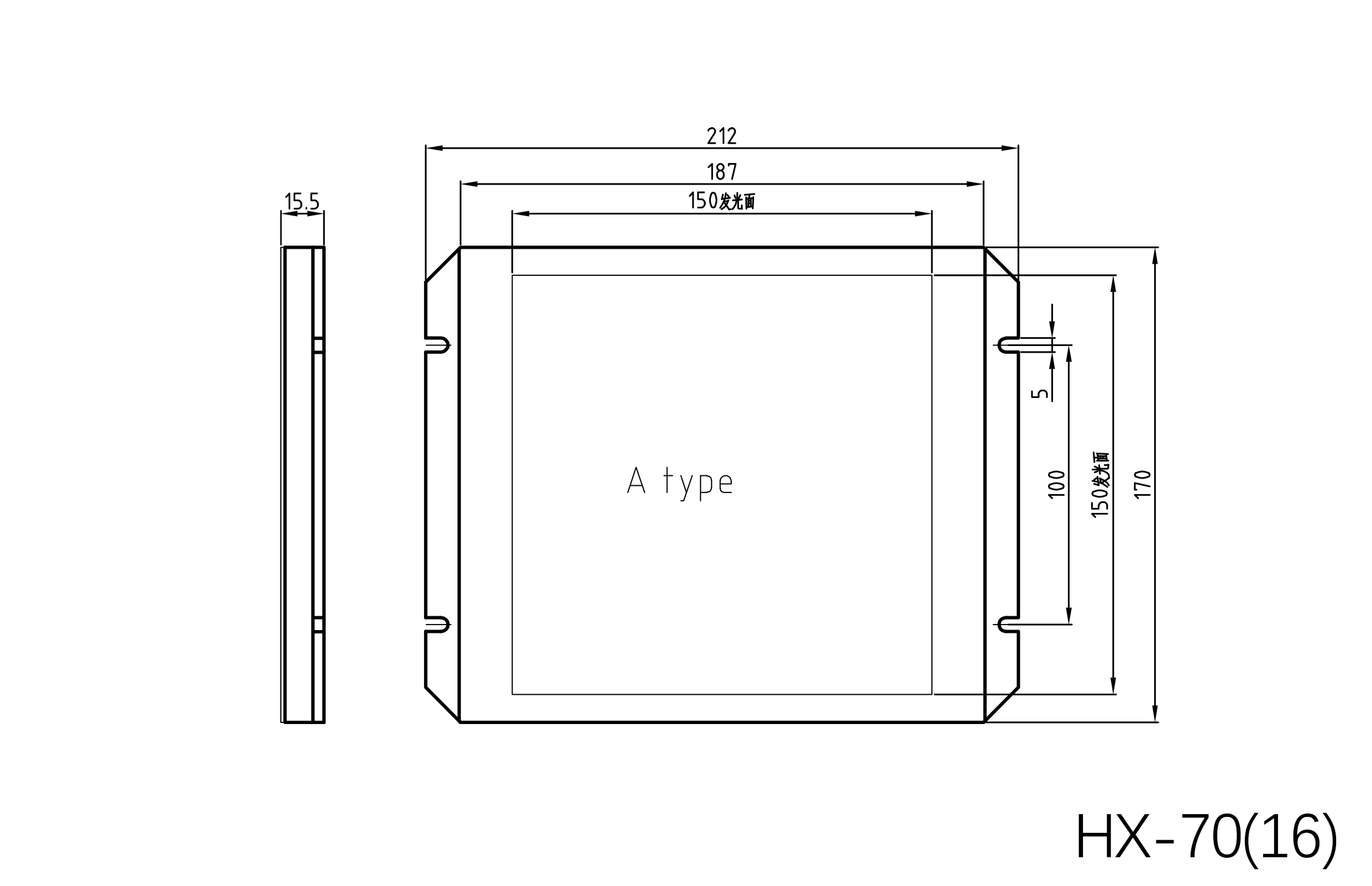 HX-70 LED背光源 HX-70 LED背光源